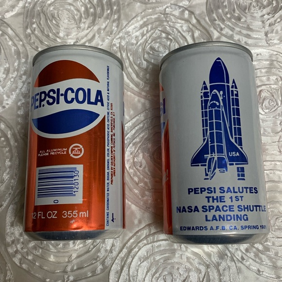 Pepsi-Cola Salutes the 1st NASA space shuttle Landing 1981  (Collectors’ can) - Picture 1 of 4